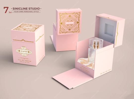 Blush Pink Perfume Packaging Box