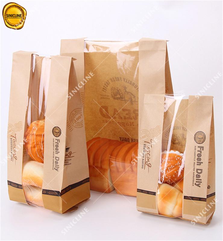 Kraft Paper Bags with See-through Window