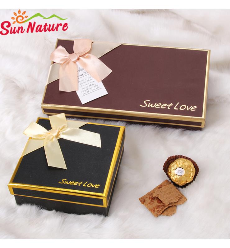 Rigid Chocolate Gift Boxes with Inlays