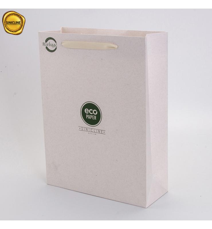 Wheat Straw Fiber Paper Shopping Bag