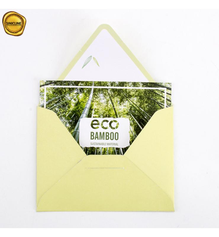 Eco Bamboo Paper Thank You Card