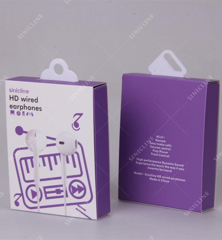 earphone colored box with trays