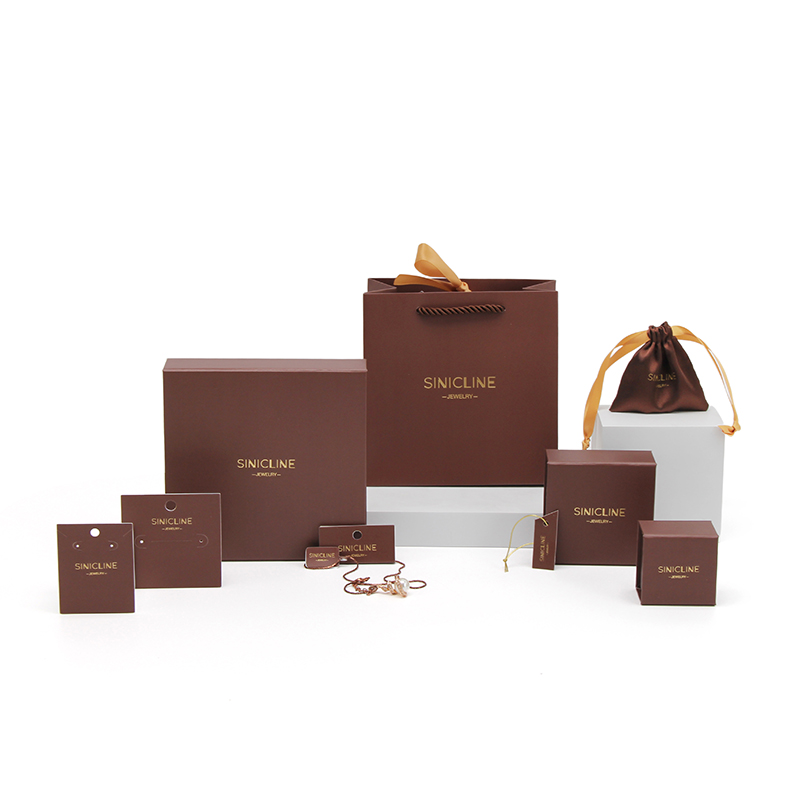 Custom Jewelry Boxes Bags Pouches Packaging Set