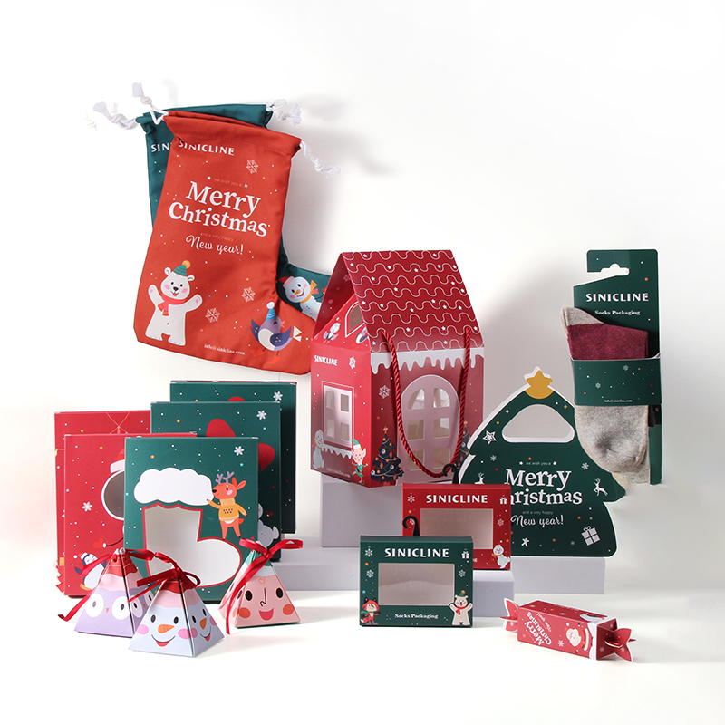 Custom Christmas Socks Packaging