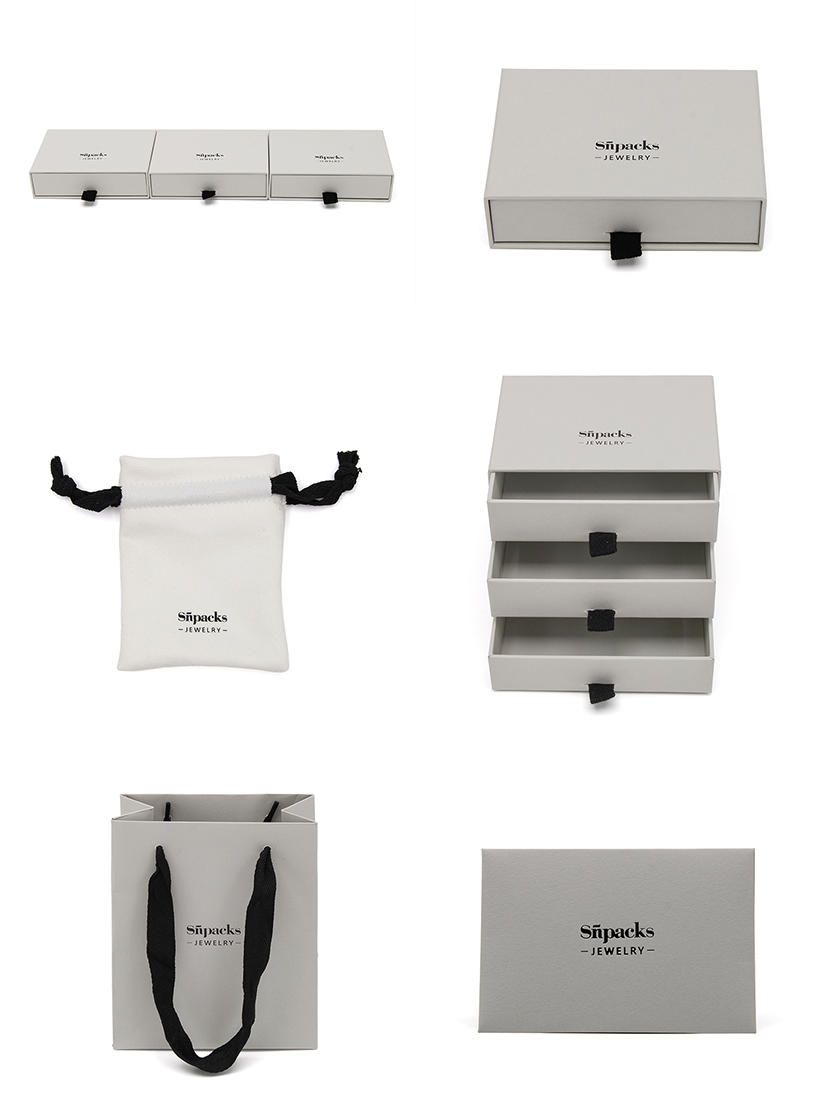 Custom Modular Magnetic Jewelry Packaging Set