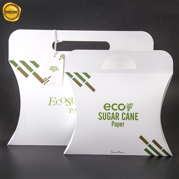 Custom Sugarcane Paper Packaging Set for Sustainable Retail Packaging